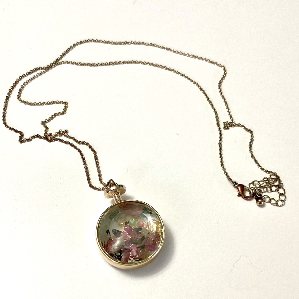 Modcloth prism rock pendant necklace